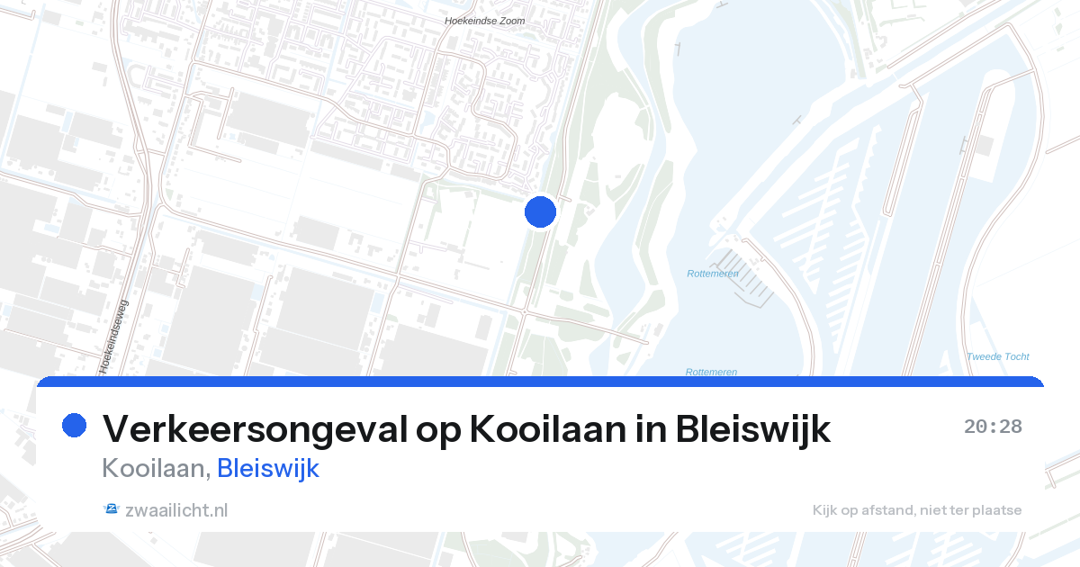 Verkeersongeval op Kooilaan in Bleiswijk — 26 aug 2026