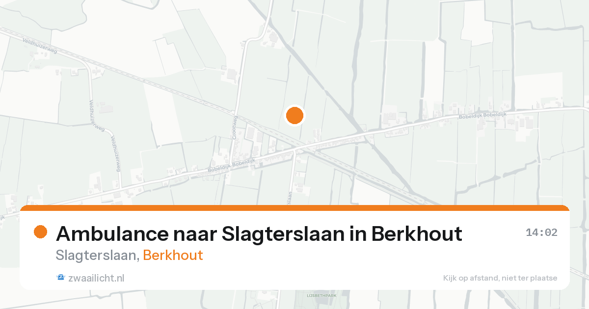 Ambulance naar Slagterslaan in Berkhout — 7 jun 2026