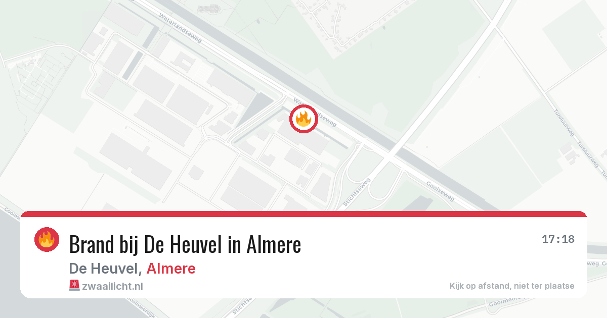 Brand bij De Heuvel in Almere — 12 mei 2026