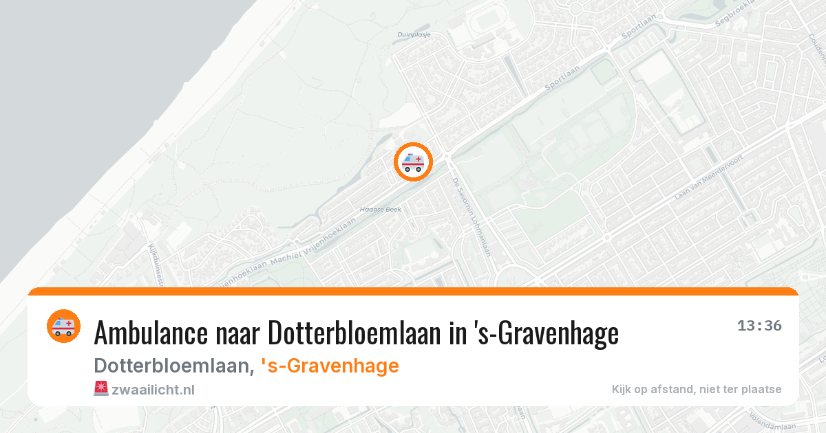 Ambulance naar Dotterbloemlaan in 's-Gravenhage — 5 aug 2026