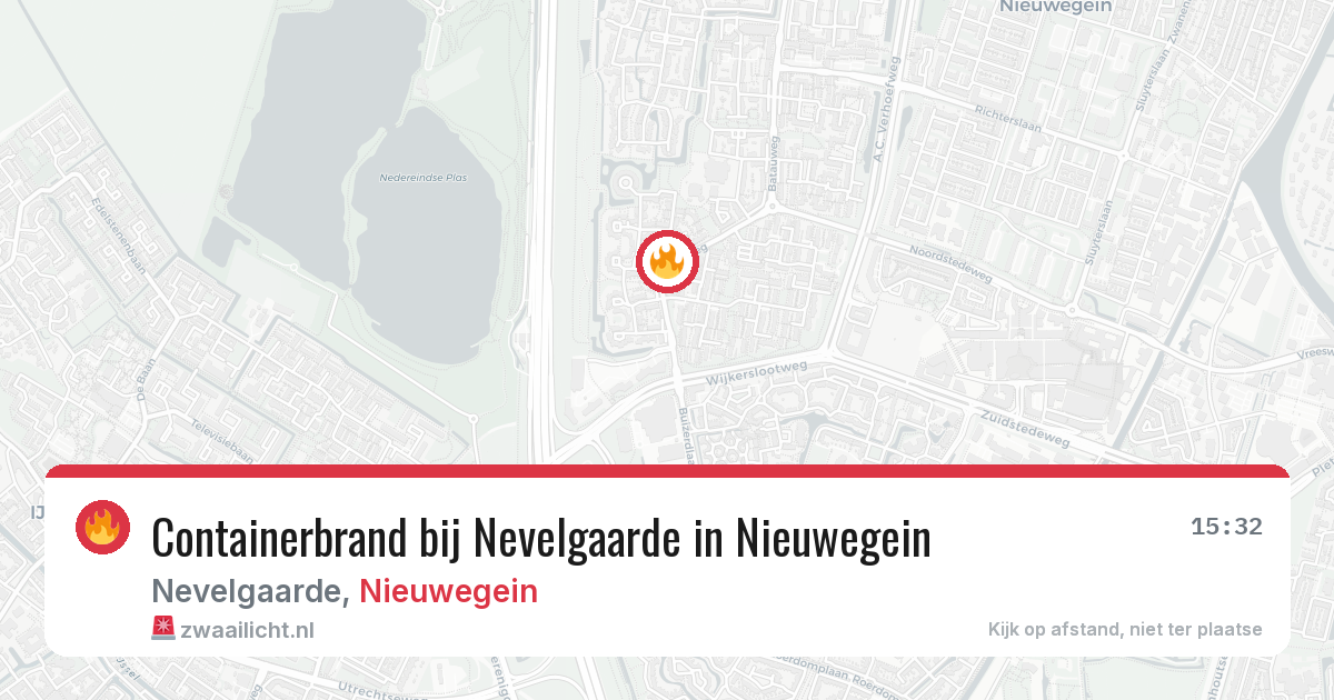 Containerbrand bij Nevelgaarde in Nieuwegein — 10 jun 2026