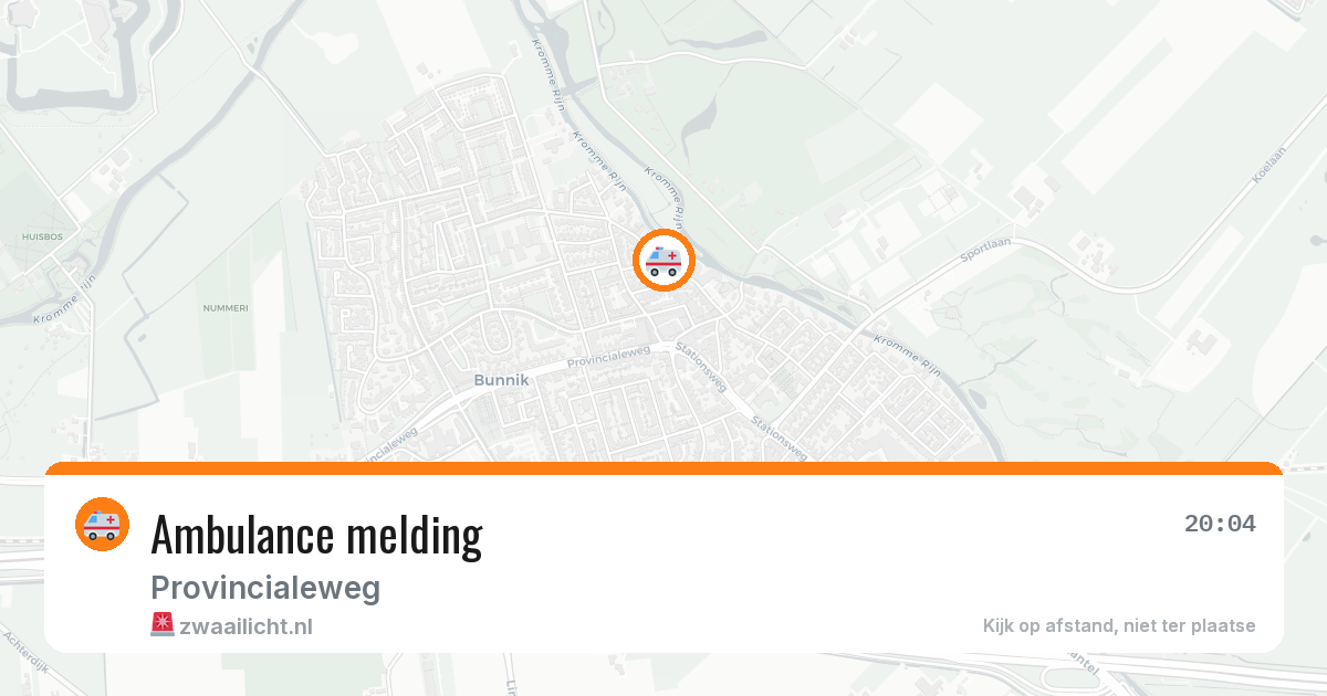 Ambulance melding — 21 jan 2026