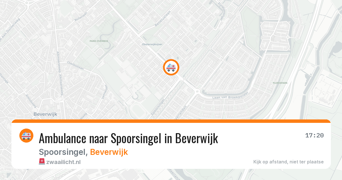 Ambulance naar Spoorsingel in Beverwijk — 19 jun 2026