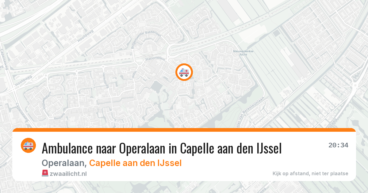 Ambulance naar Operalaan in Capelle aan den IJssel — 16 jul 2026