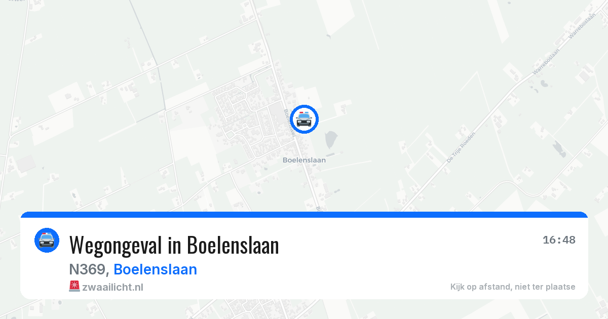 Wegongeval in Boelenslaan — 8 apr 2026