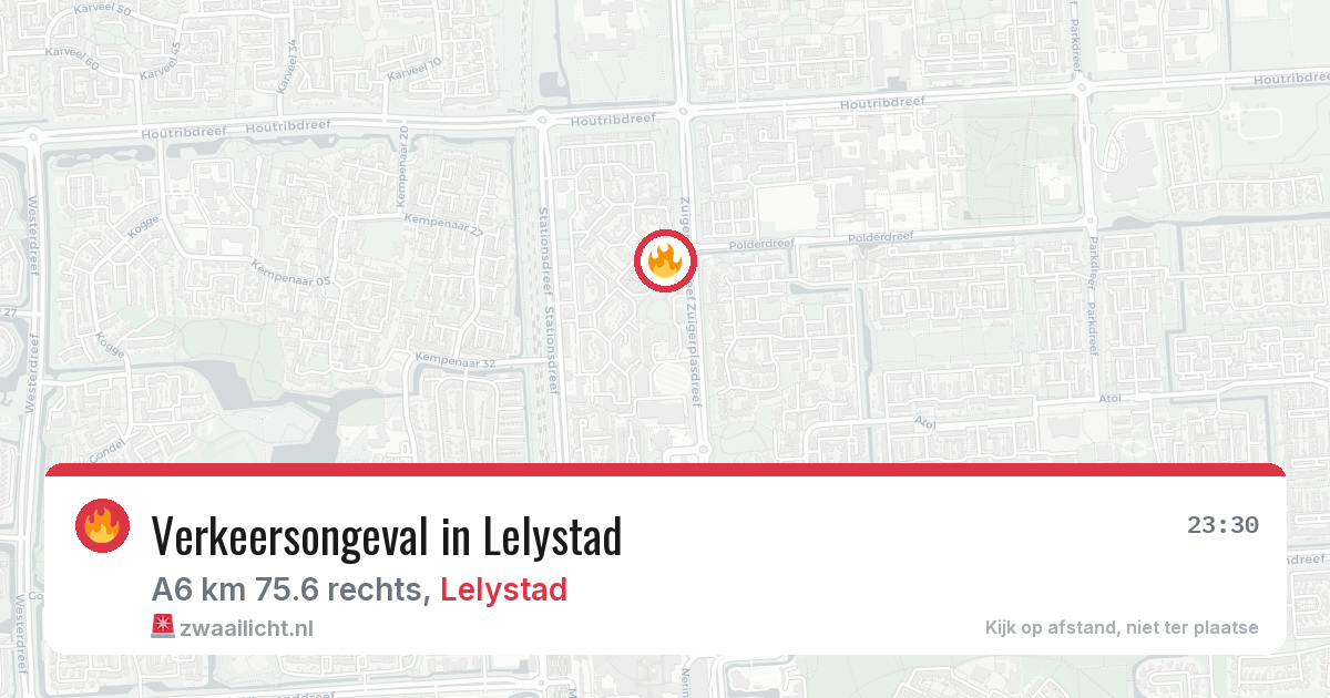 Verkeersongeval in Lelystad — 3 feb 2026