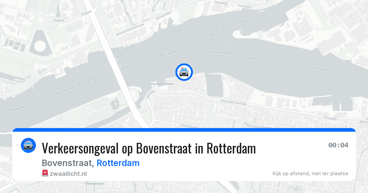 Verkeersongeval op Bovenstraat in Rotterdam — 27 apr 2026