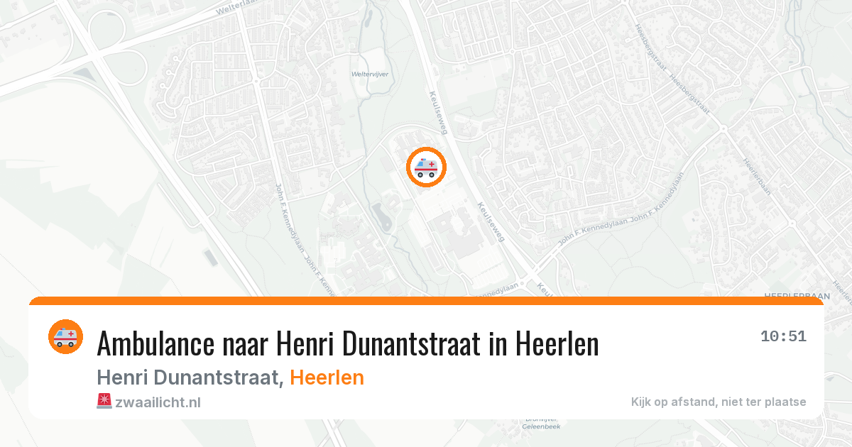 Ambulance naar Henri Dunantstraat in Heerlen — 26 jul 2026