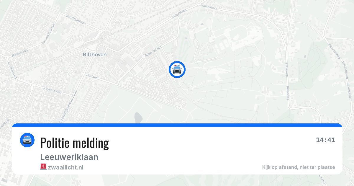 Politie melding — 29 jun 2026