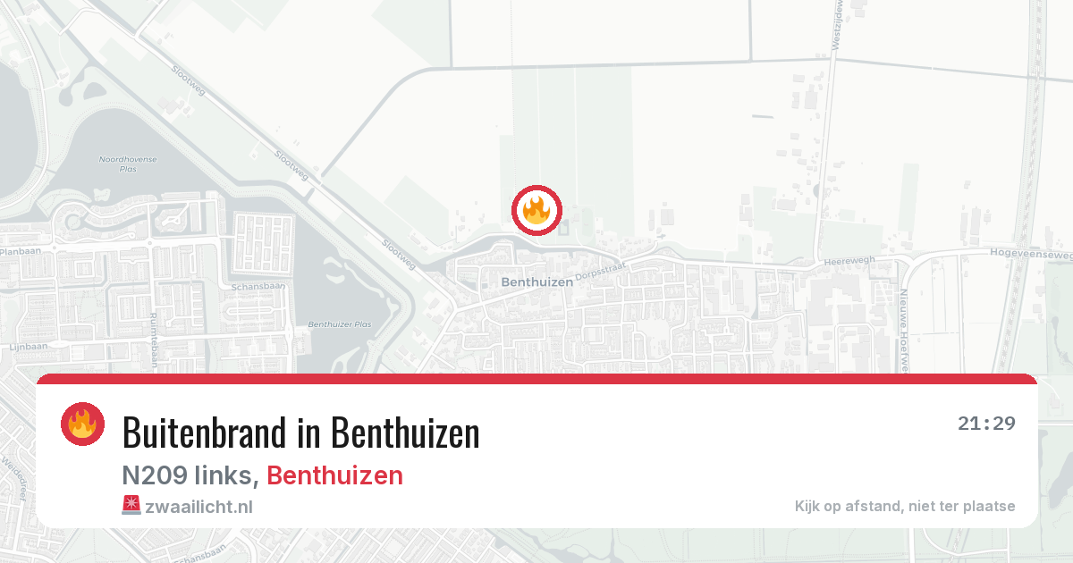 Buitenbrand in Benthuizen — 30 jun 2026