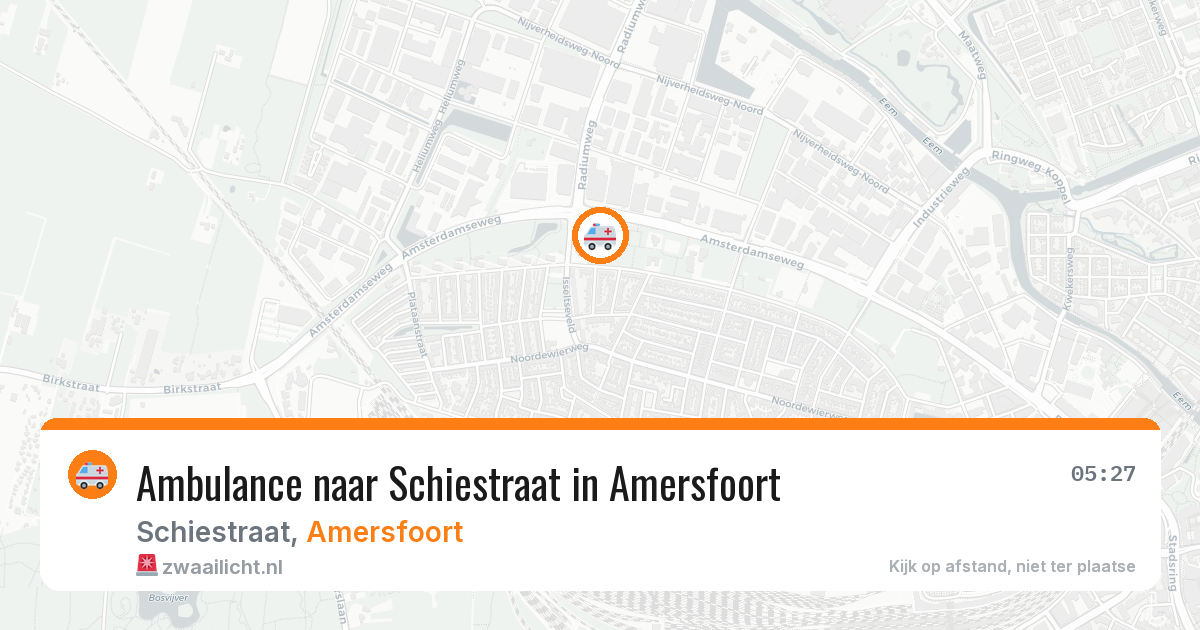 Ambulance naar Schiestraat in Amersfoort — 10 jun 2026