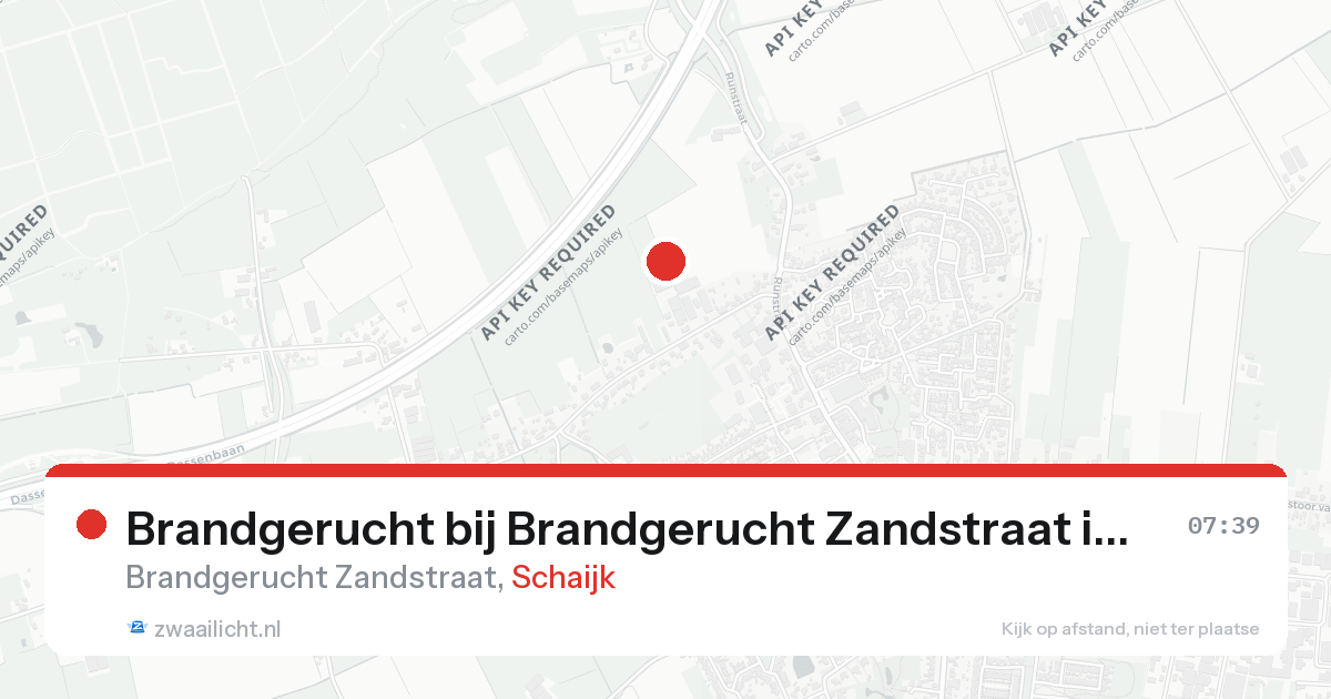 Brandgerucht bij Brandgerucht Zandstraat in Schaijk — 7 feb 2026