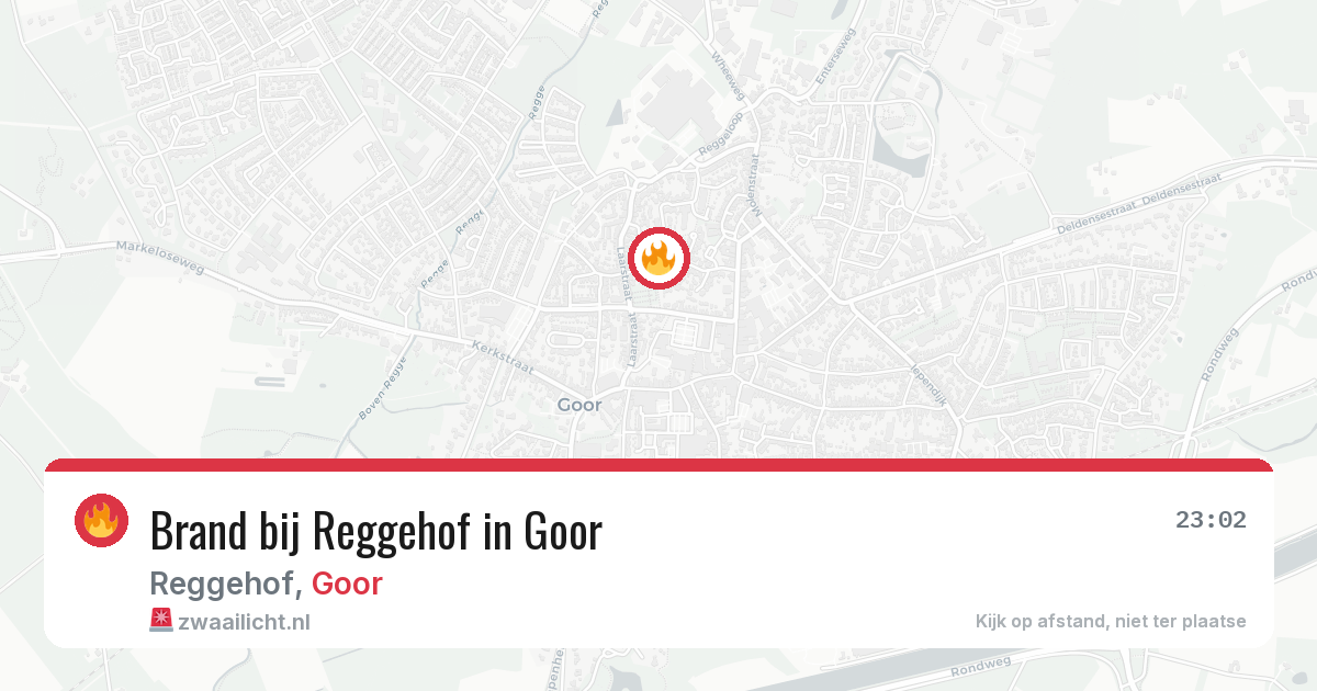 Brand bij Reggehof in Goor — 12 apr 2026