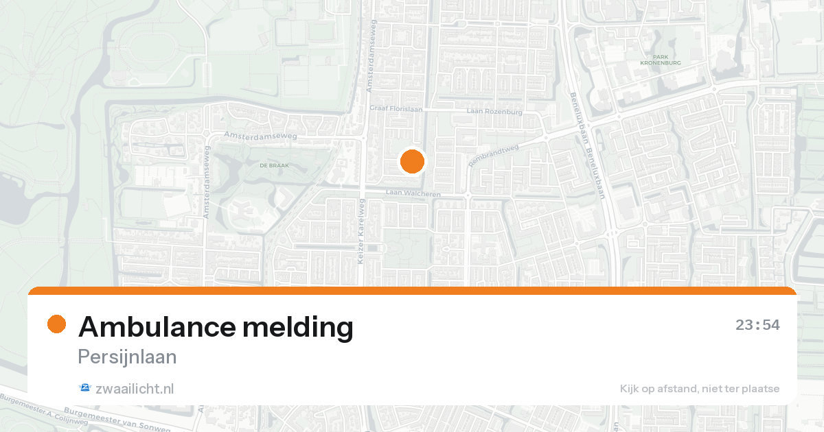 Ambulance melding — 7 feb 2026