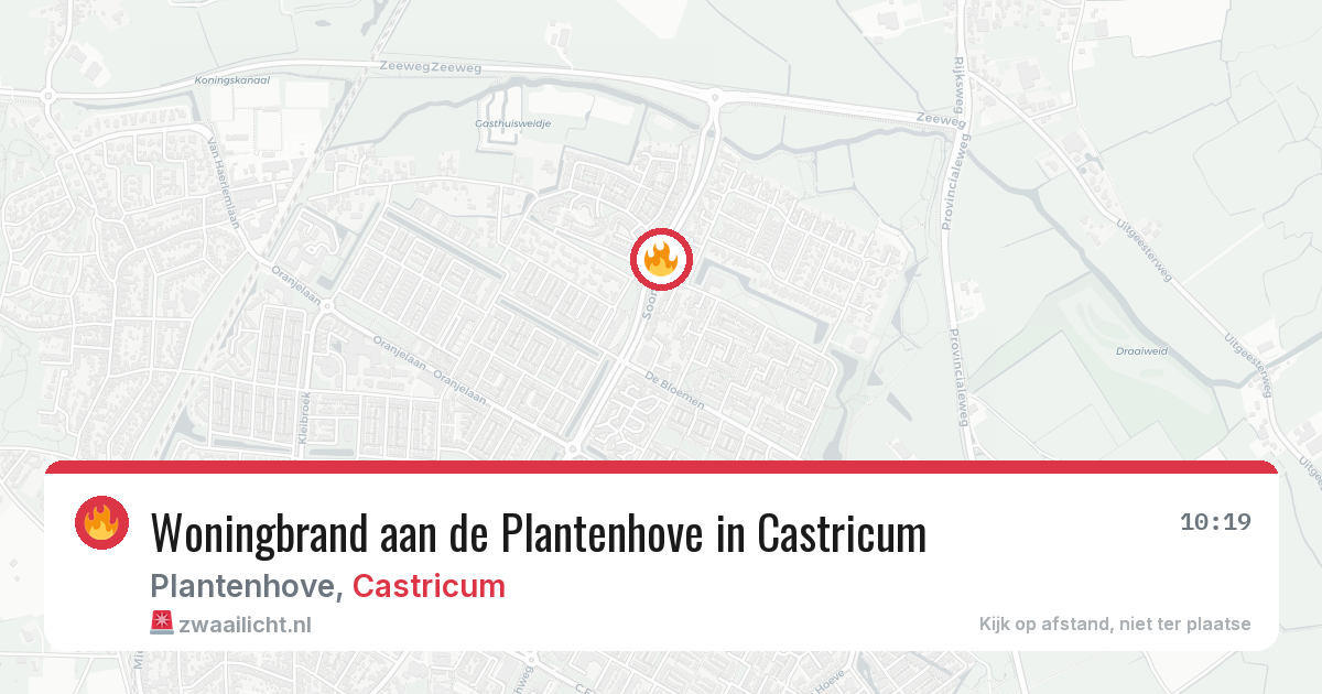 Woningbrand aan de Plantenhove in Castricum — 24 jan 2026