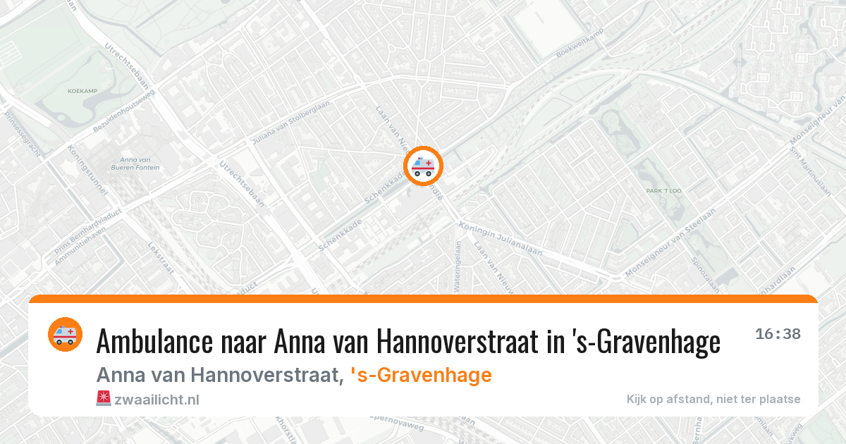 Ambulance naar Anna van Hannoverstraat in 's-Gravenhage — 29 jun 2026