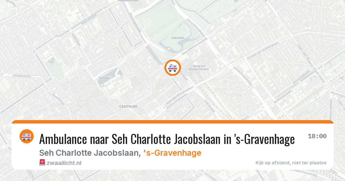 Ambulance naar Seh Charlotte Jacobslaan in 's-Gravenhage — 30 jan 2026