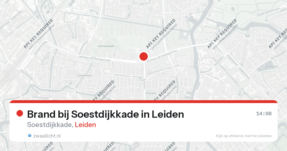 Brand bij Soestdijkkade in Leiden — 24 feb 2026