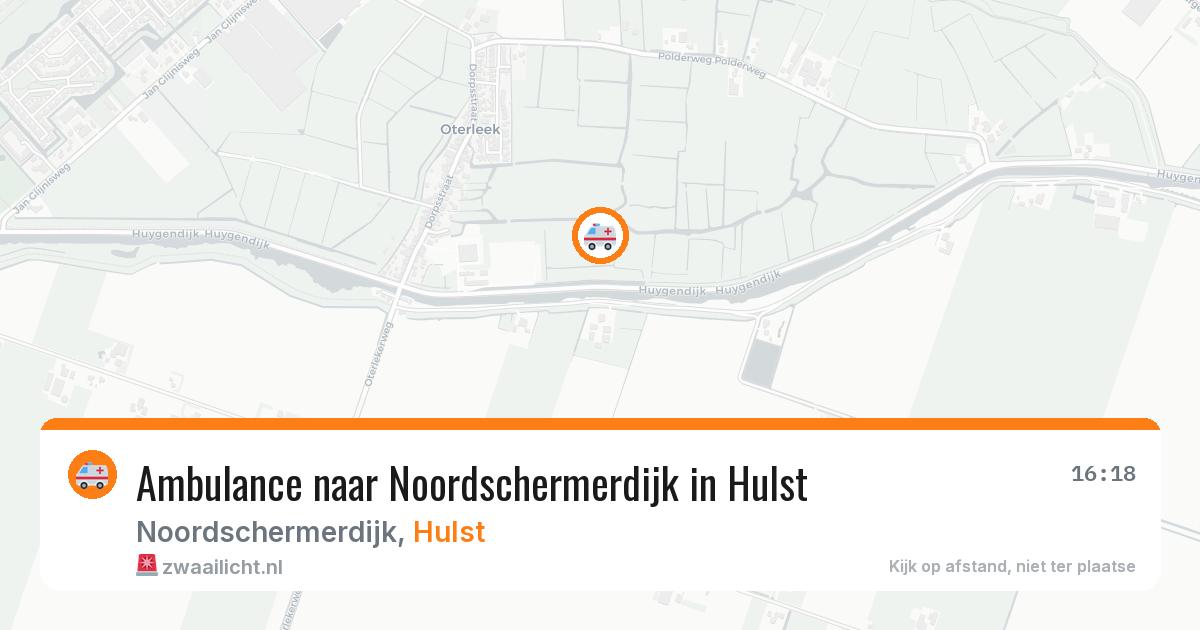 Ambulance naar Noordschermerdijk in Hulst — 31 jul 2026