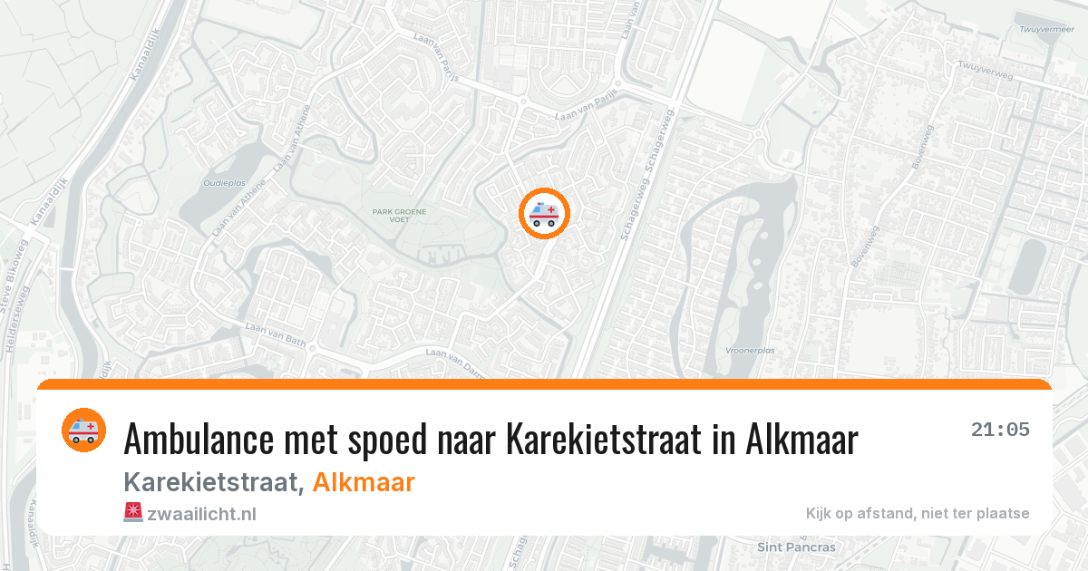 Ambulance met spoed naar Karekietstraat in Alkmaar — 9 feb 2026