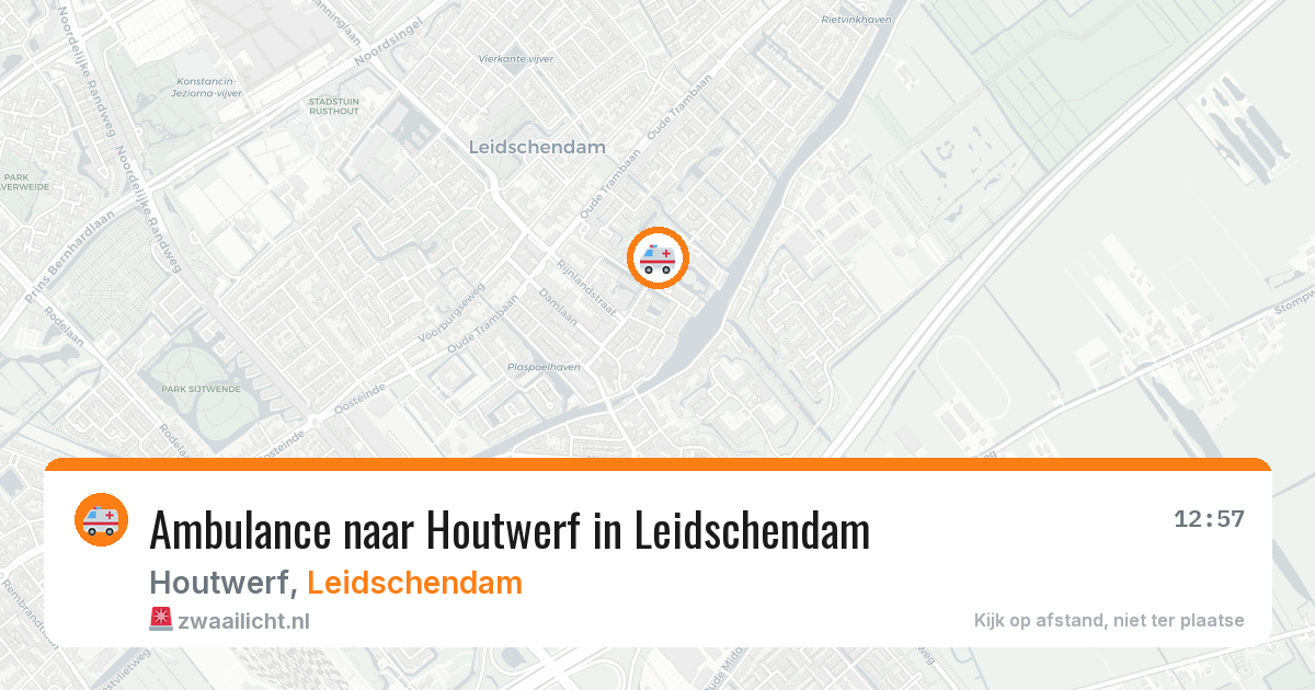 Ambulance naar Houtwerf in Leidschendam — 12 jun 2026