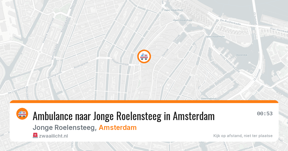 Ambulance naar Jonge Roelensteeg in Amsterdam — 28 jan 2026