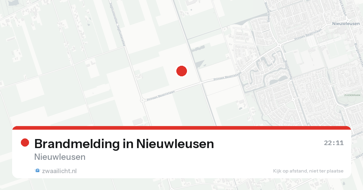 Brandmelding in Nieuwleusen — 15 aug 2026