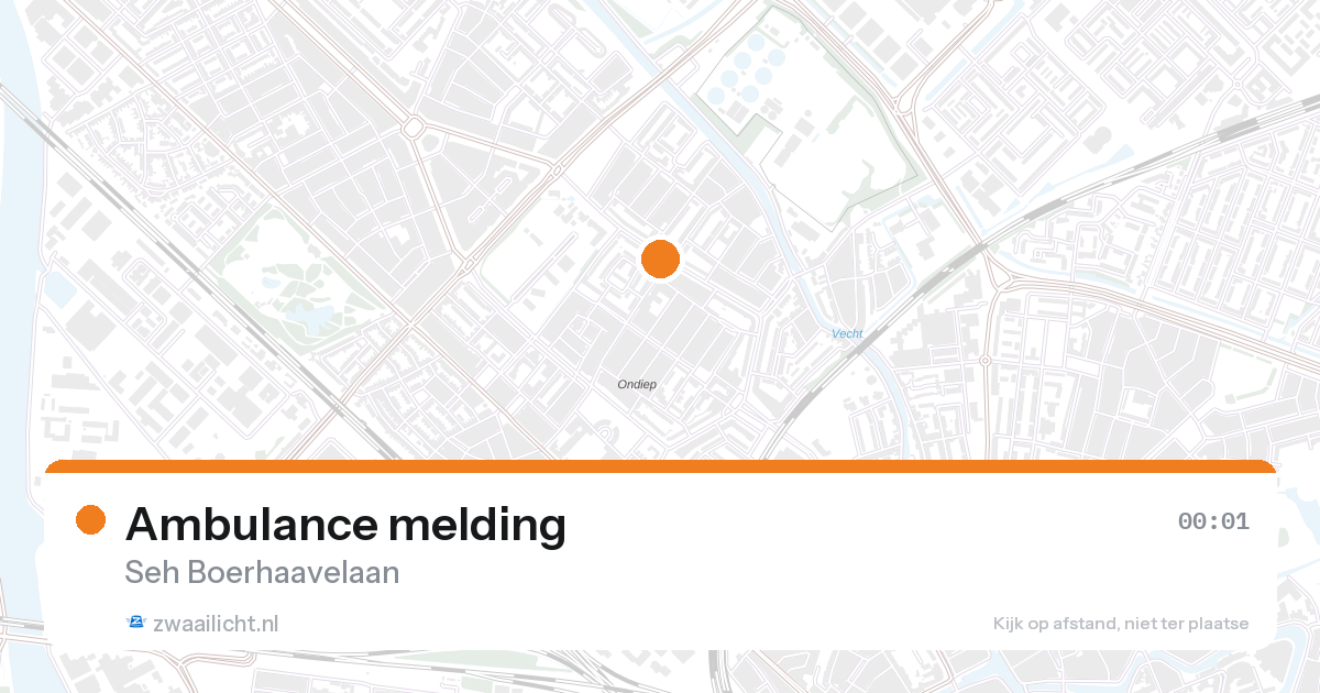 Ambulance melding — 31 jan 2026