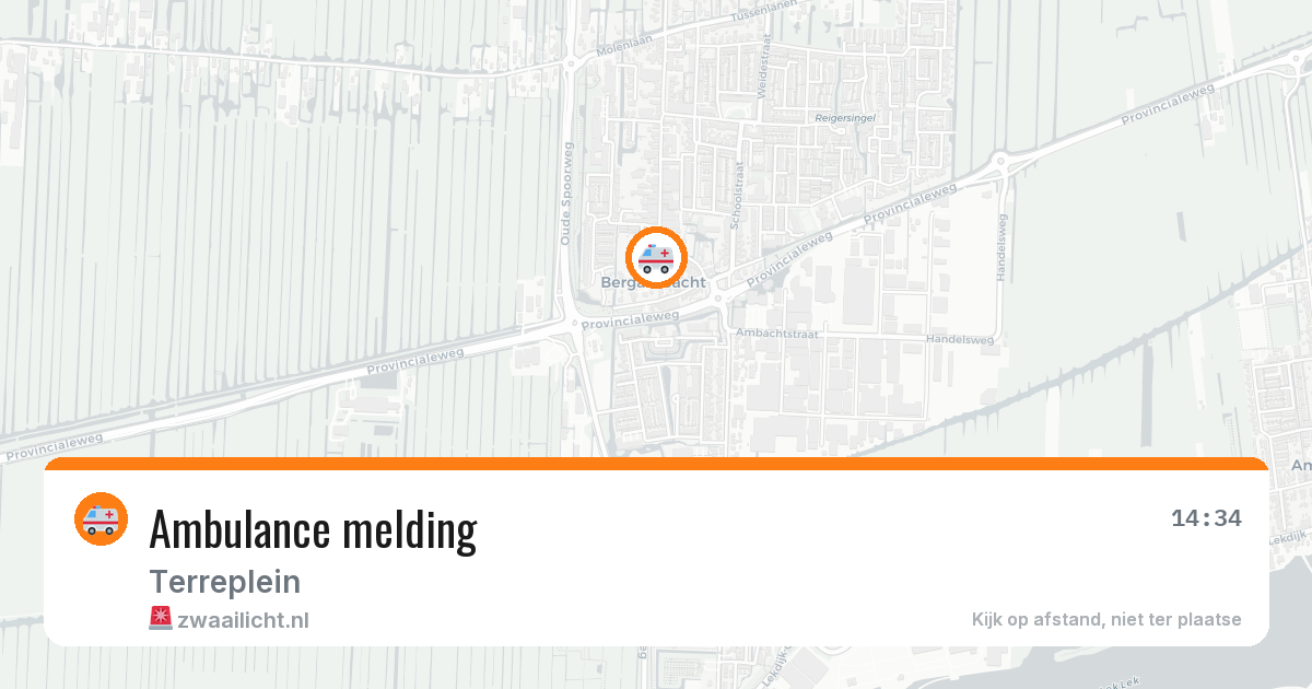 Ambulance melding — 29 jan 2026