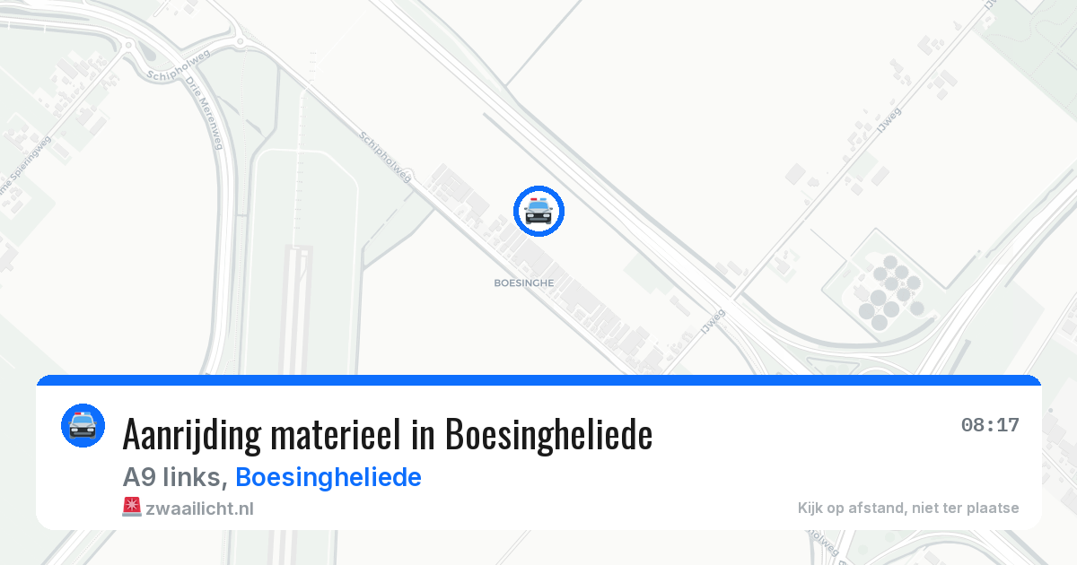 Aanrijding materieel in Boesingheliede — 19 mei 2026