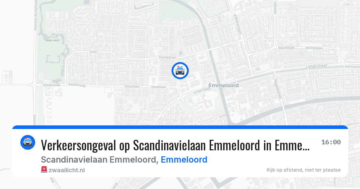 Verkeersongeval op Scandinavielaan Emmeloord in Emmeloord — 5 jun 2026