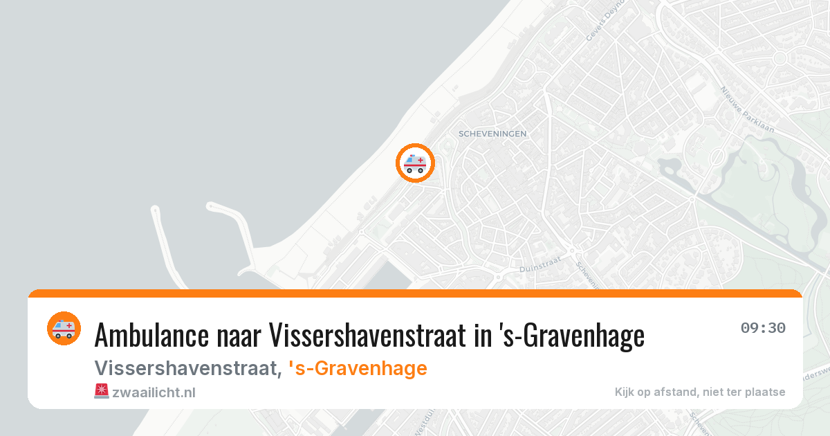Ambulance naar Vissershavenstraat in 's-Gravenhage — 20 mei 2026