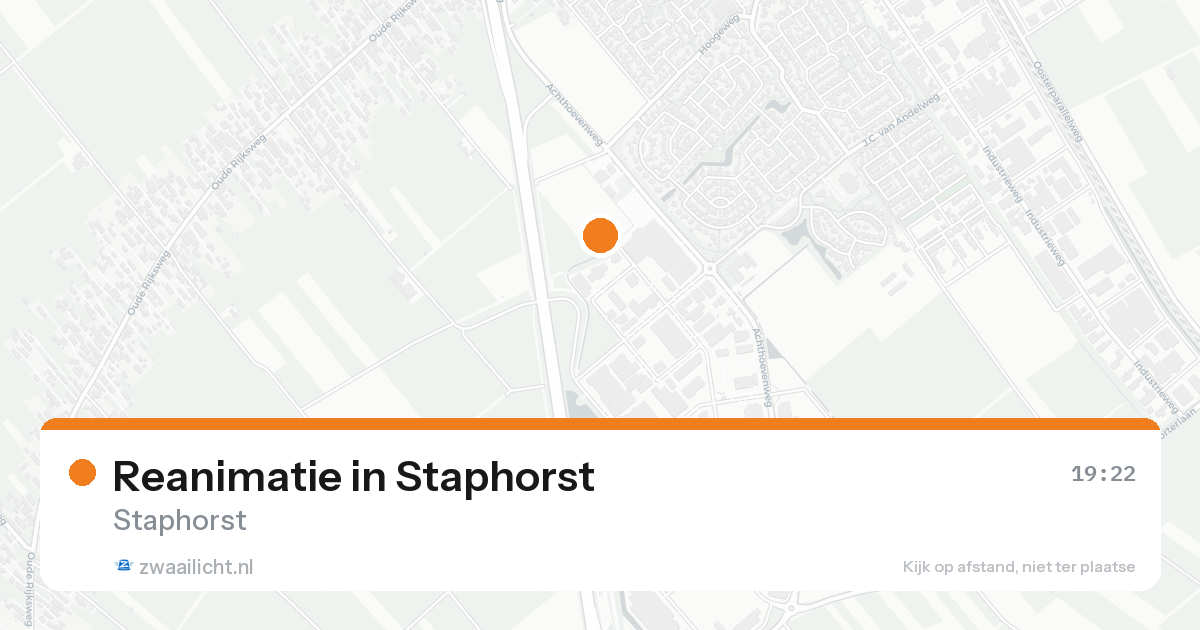 Reanimatie in Staphorst — 13 aug 2026