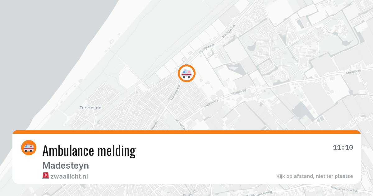 Ambulance melding — 27 jun 2026