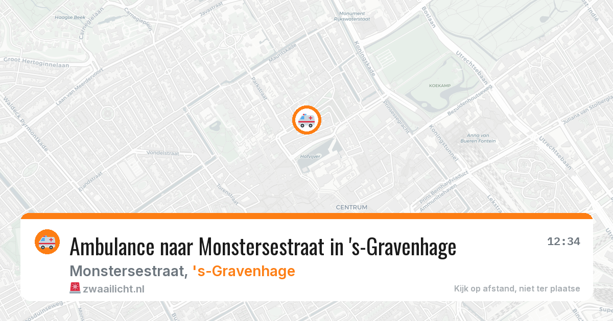 Ambulance naar Monstersestraat in 's-Gravenhage — 5 feb 2026