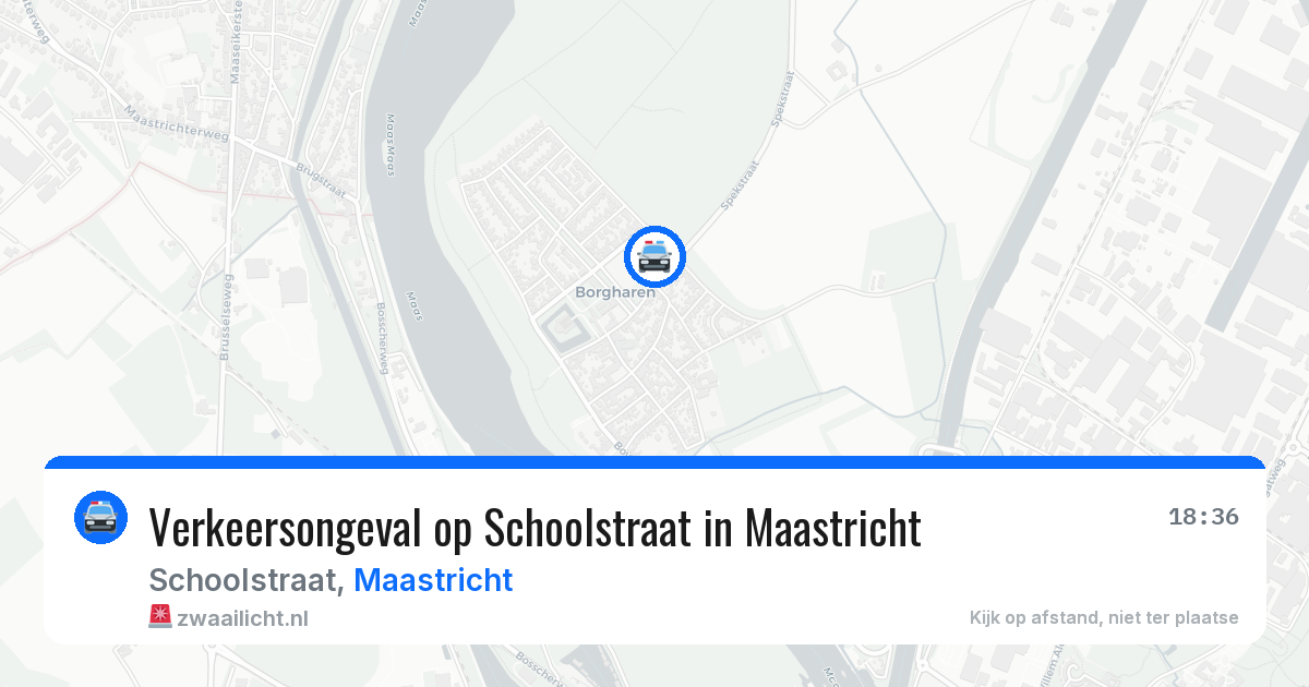 Verkeersongeval op Schoolstraat in Maastricht — 29 apr 2026