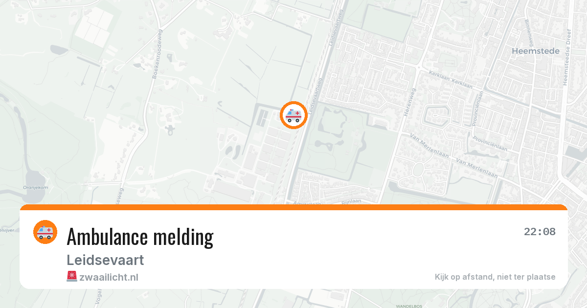 Ambulance melding — 30 jun 2026