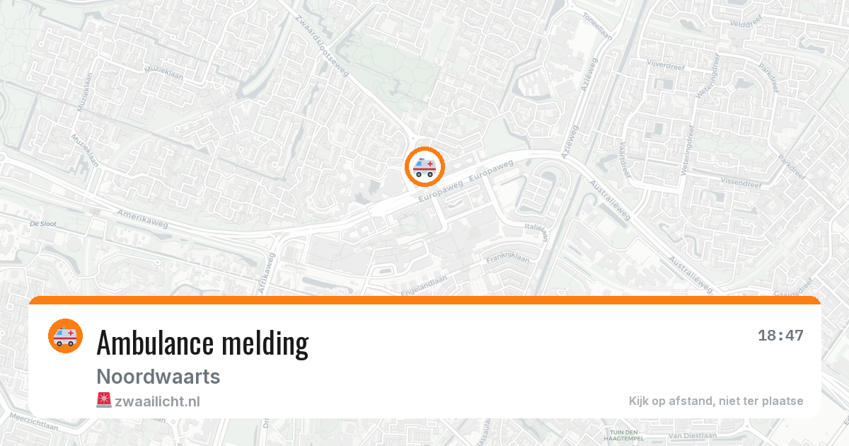 Ambulance melding — 9 feb 2026