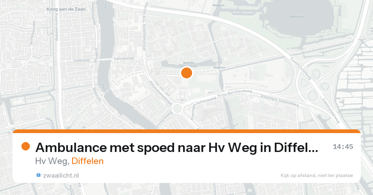 Ambulance met spoed naar Hv Weg in Diffelen — 1 mrt 2026