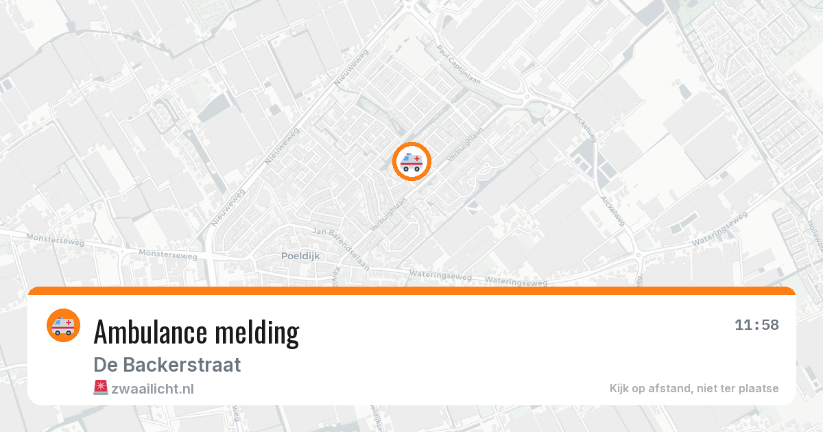 Ambulance melding — 11 jun 2026