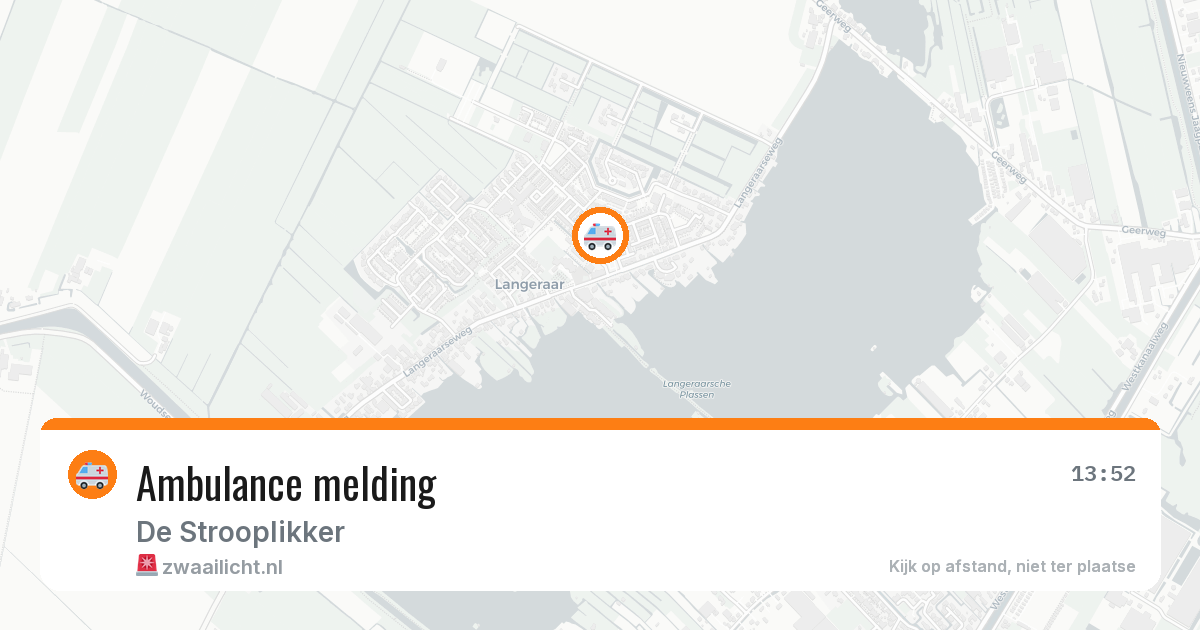Ambulance melding — 8 mei 2026