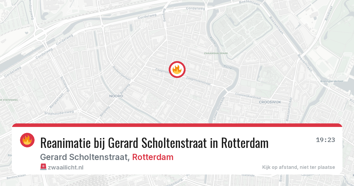 Reanimatie bij Gerard Scholtenstraat in Rotterdam — 13 mei 2026