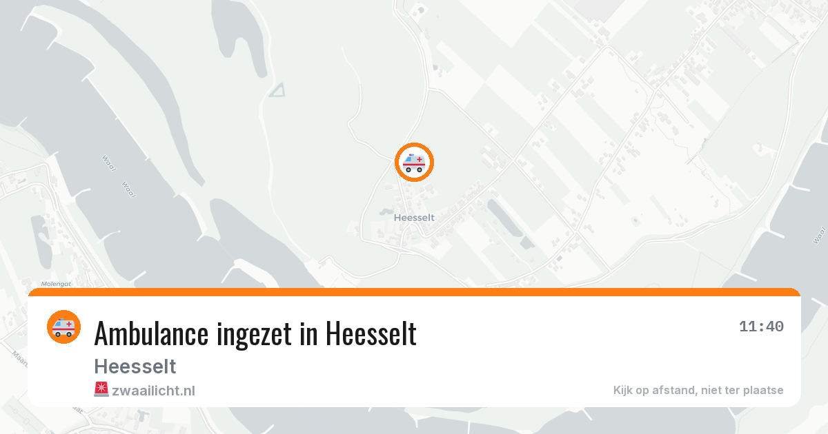 Ambulance ingezet in Heesselt — 21 jul 2026