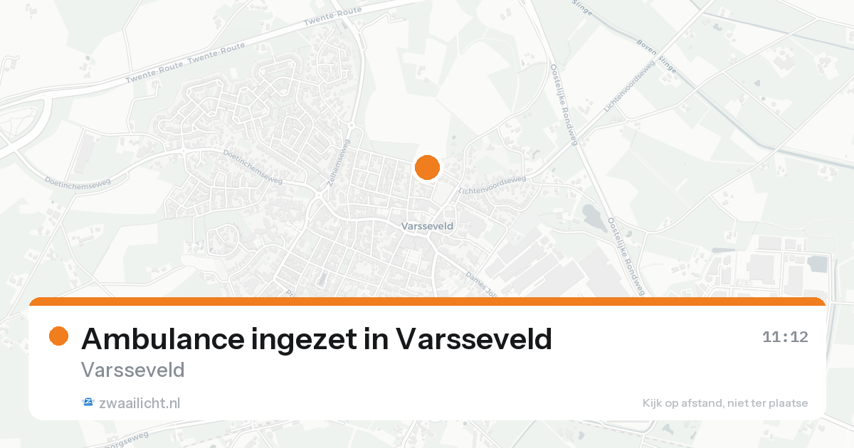 Ambulance ingezet in Varsseveld — 7 feb 2026