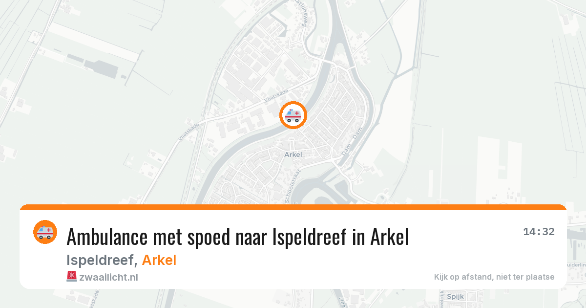 Ambulance met spoed naar Ispeldreef in Arkel — 30 jun 2026
