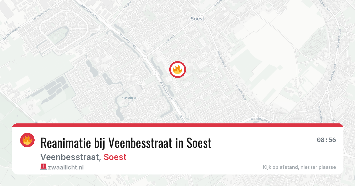 Reanimatie bij Veenbesstraat in Soest — 24 jan 2026