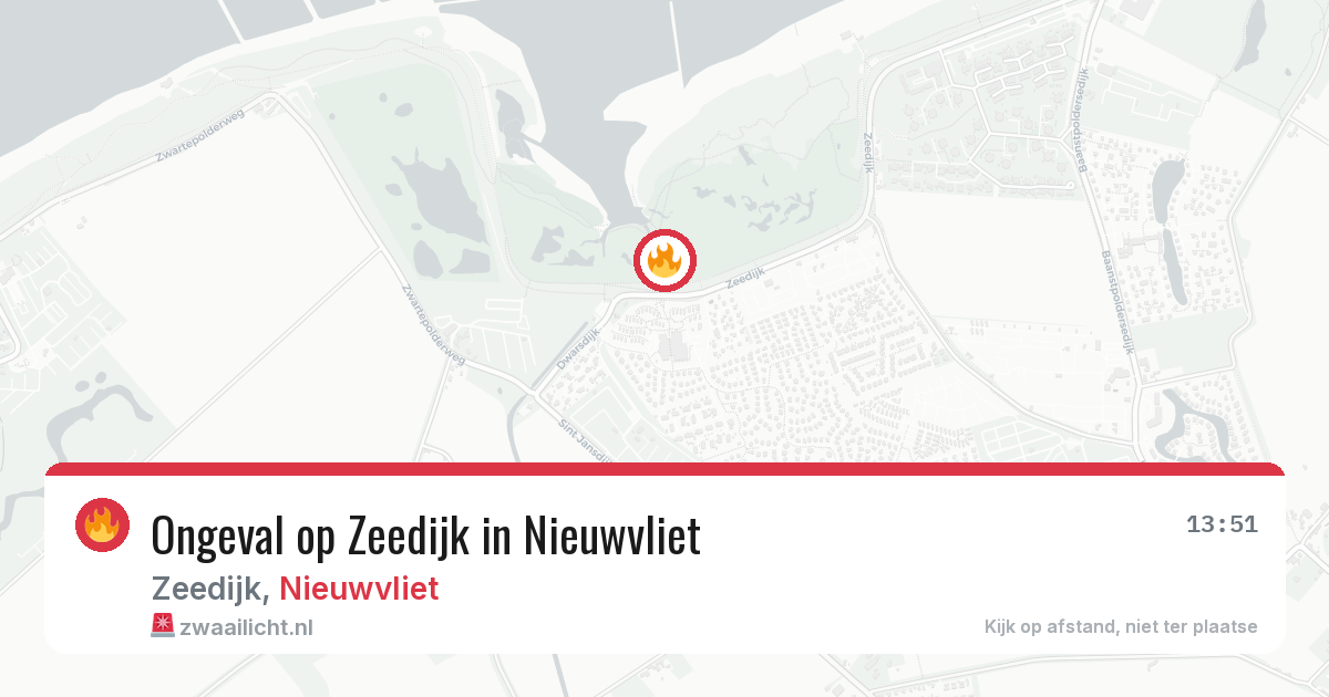 Ongeval op Zeedijk in Nieuwvliet — 29 jul 2026