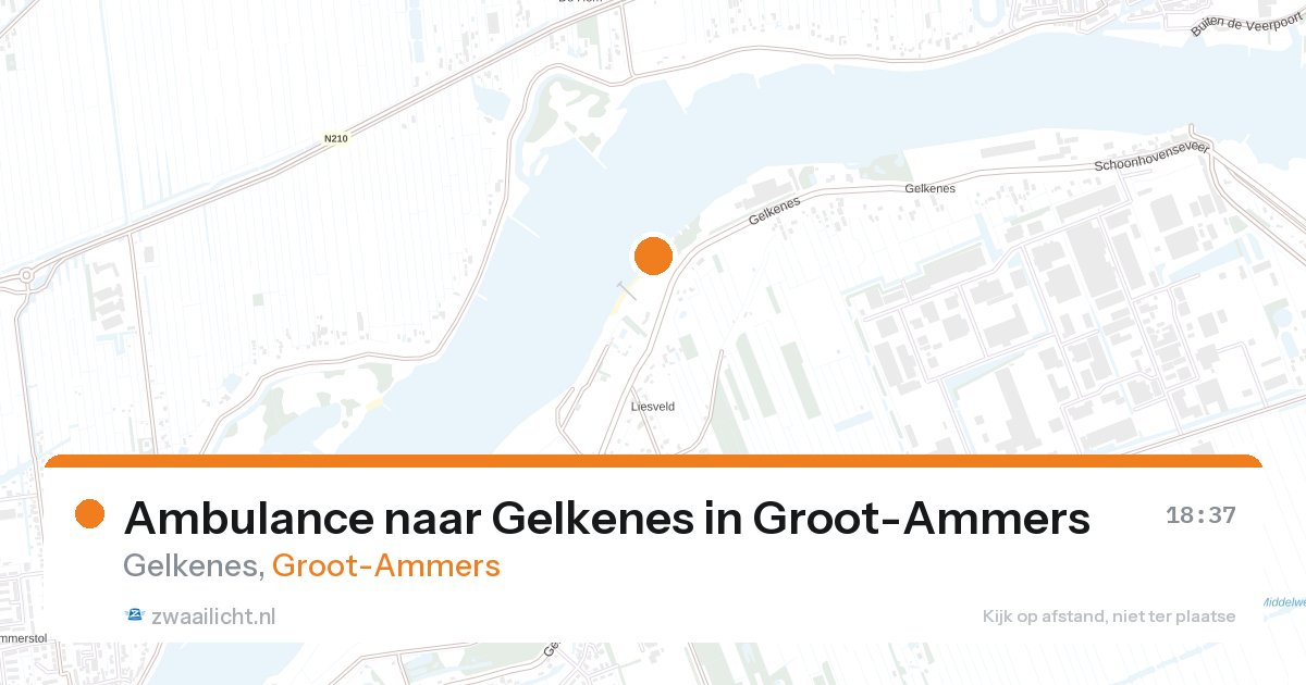 Ambulance naar Gelkenes in Groot-Ammers — 27 aug 2026