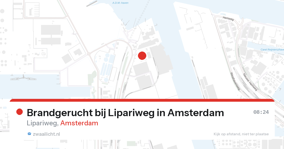 Brandgerucht bij Lipariweg in Amsterdam — 22 jun 2026