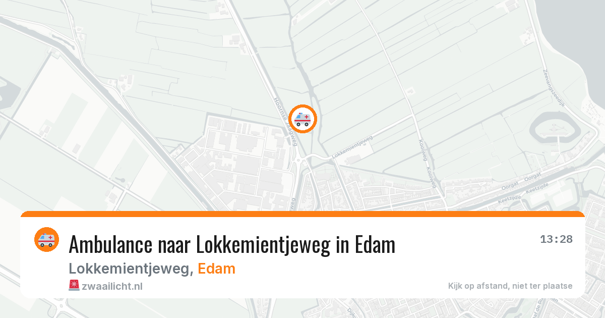 Ambulance naar Lokkemientjeweg in Edam — 6 jun 2026